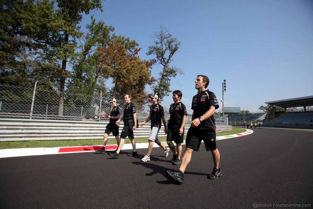 GP ITALIA, 06.09.2012- Jerome D'Ambrosio (BEL),Lotus F1 Team E20 