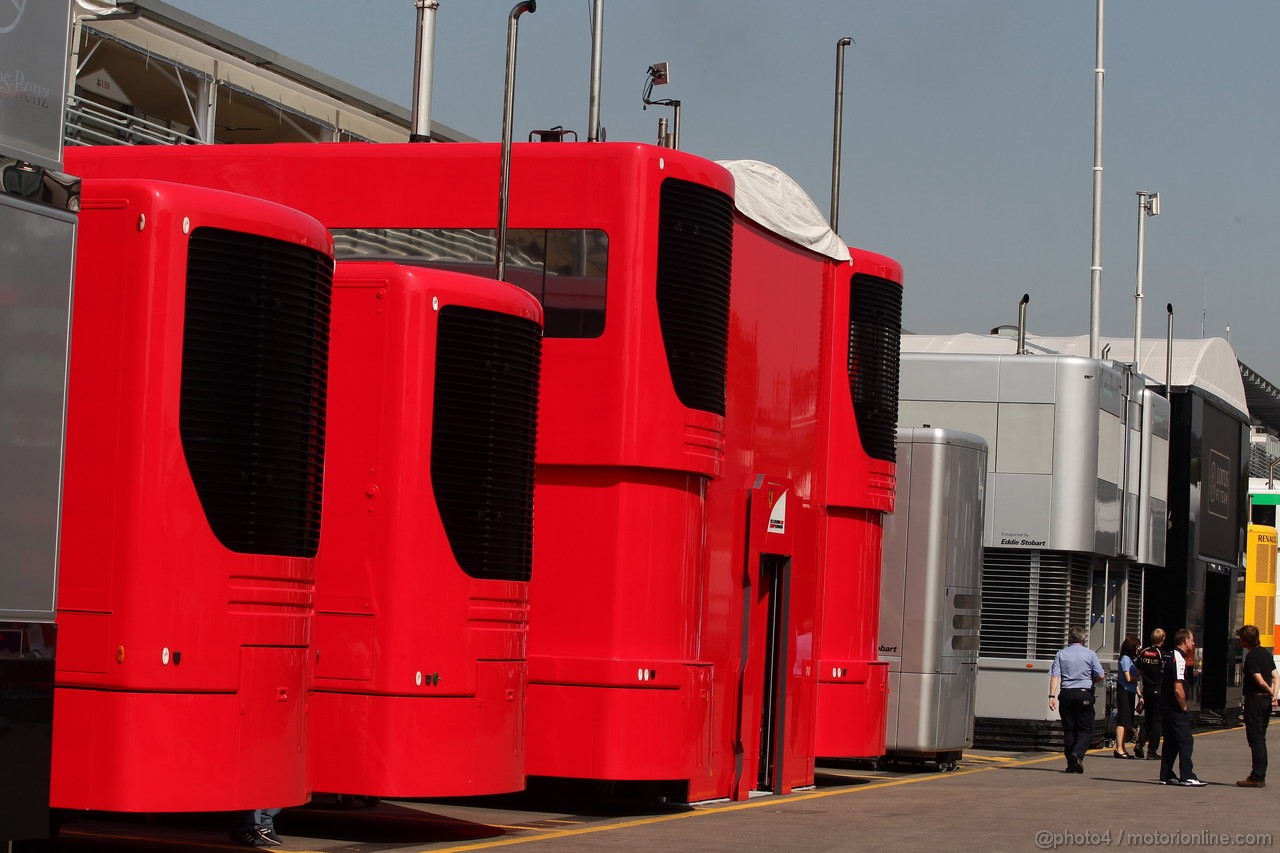 GP ITALIA, 06.09.2012- Paddock