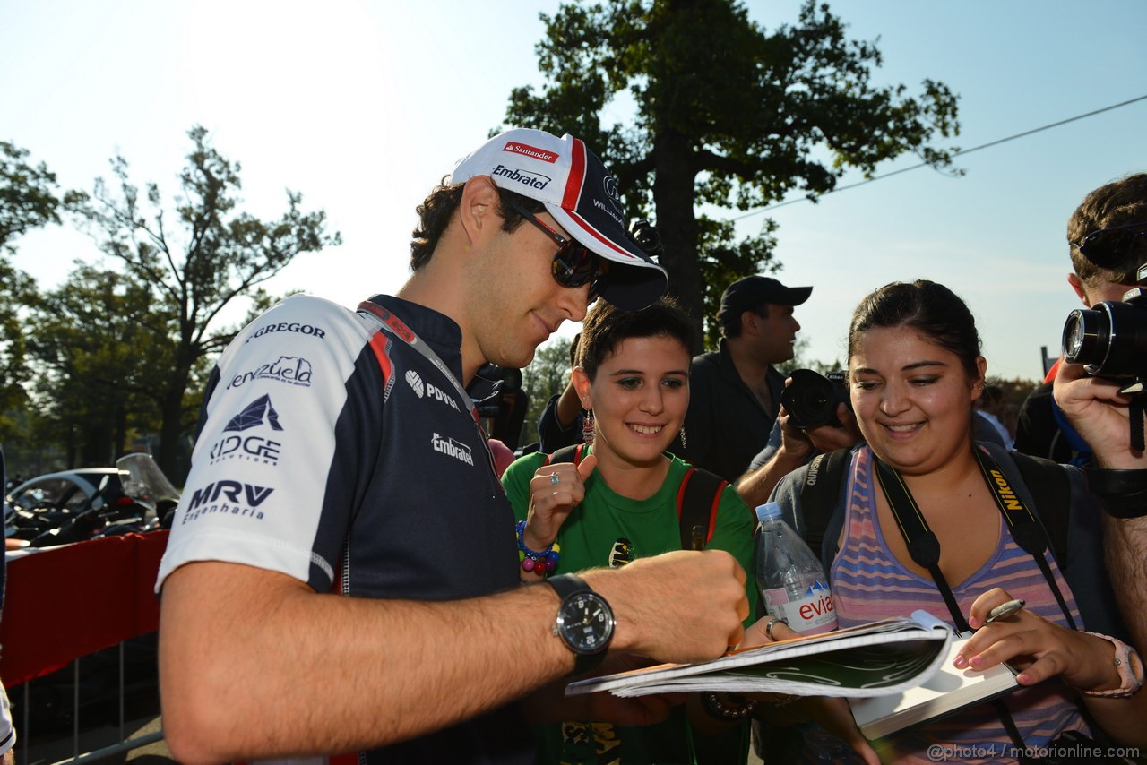 GP ITALIA, 06.09.2012- Bruno Senna (BRA) Williams F1 Team FW34
