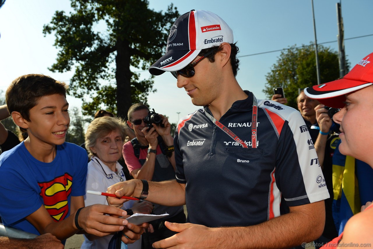 GP ITALIA, 06.09.2012- Bruno Senna (BRA) Williams F1 Team FW34 