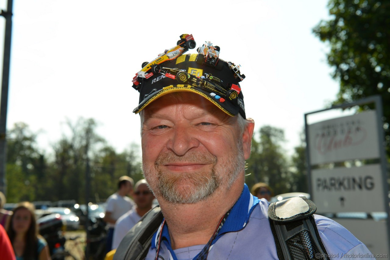 GP ITALIA, 06.09.2012- Fan