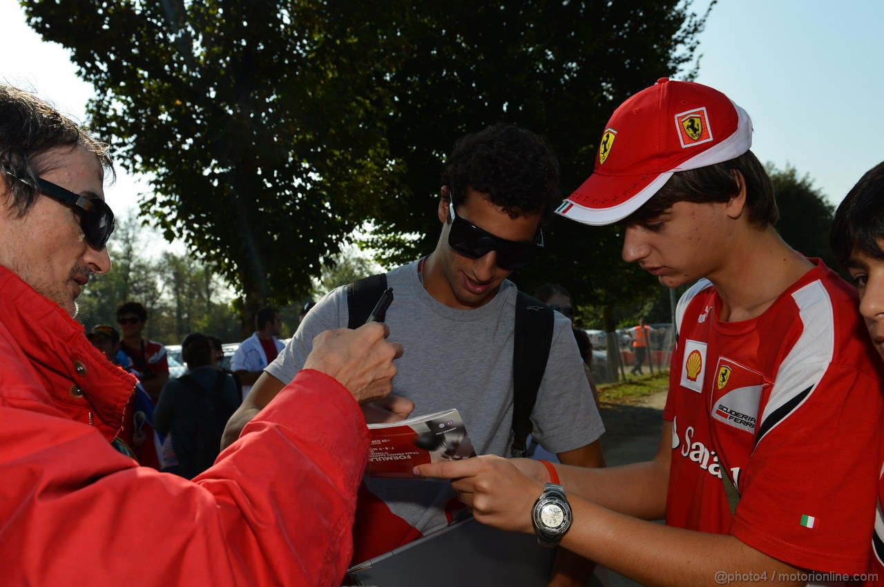 GP ITALIA, 06.09.2012- Daniel Ricciardo (AUS) Scuderia Toro Rosso STR7 