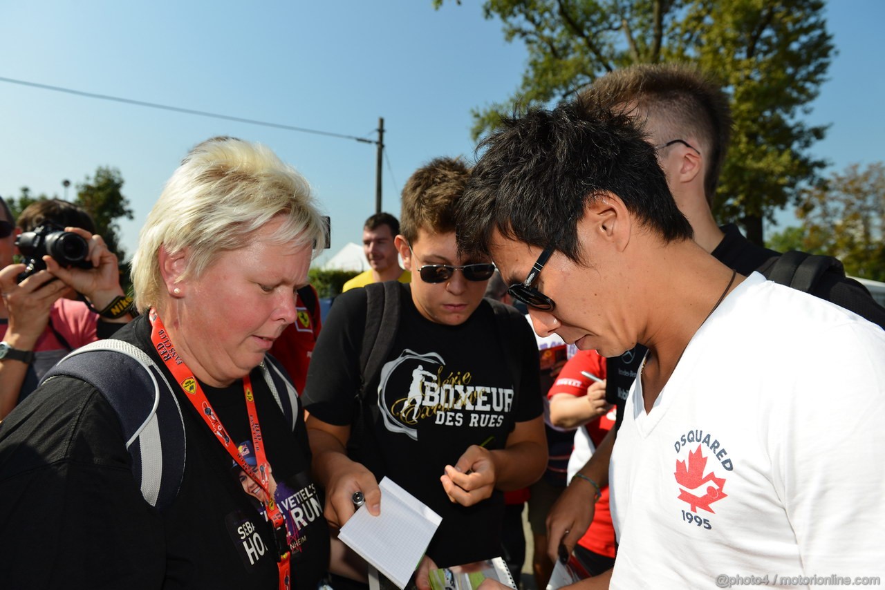 GP ITALIA, 06.09.2012- Kamui Kobayashi (JAP) Sauber F1 Team C31 