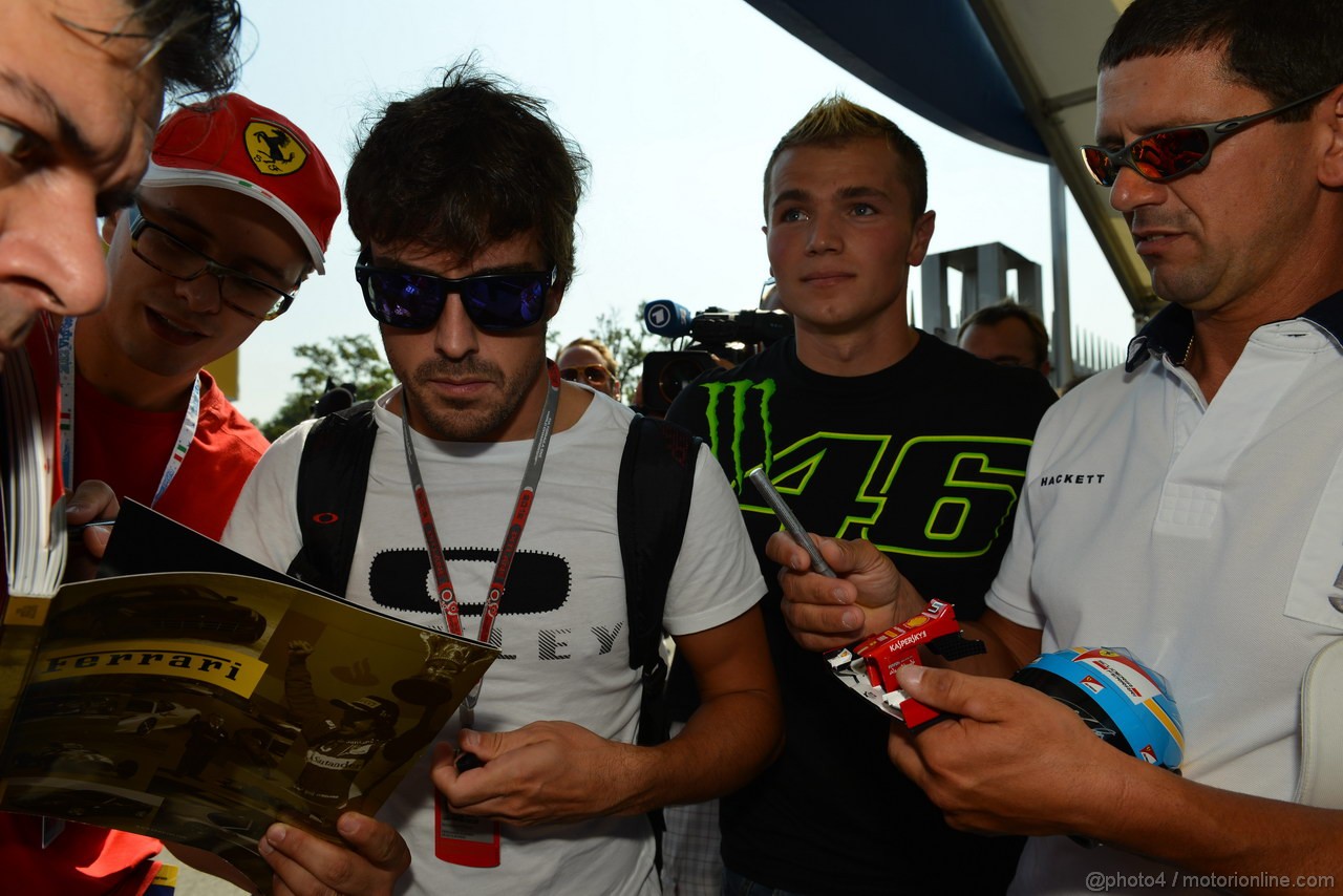 GP ITALIA, 06.09.2012- Fernando Alonso (ESP) Ferrari F2012 