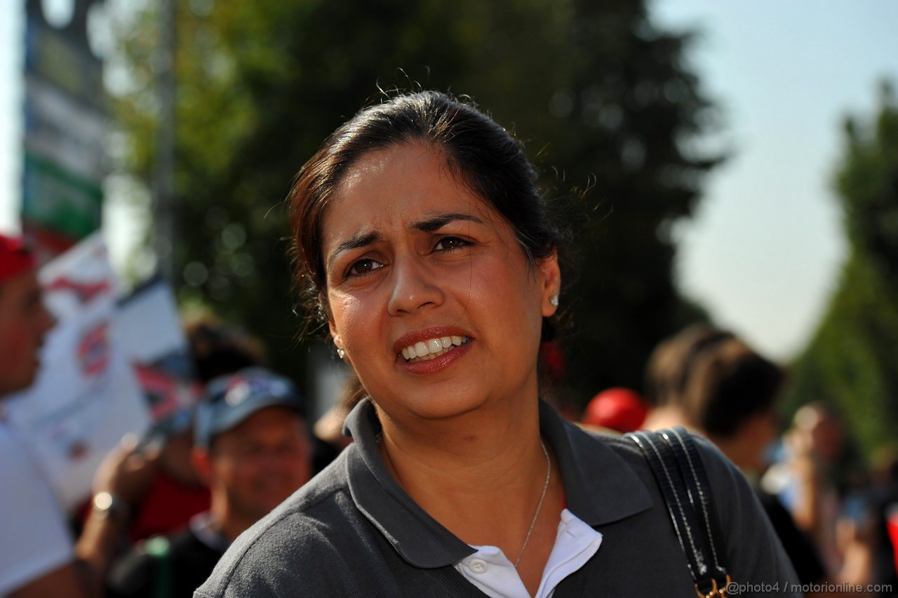 GP ITALIA, 06.09.2012- Monisha Kaltenborn (AUT), Chief Executive Officer, Sauber F1 Team 