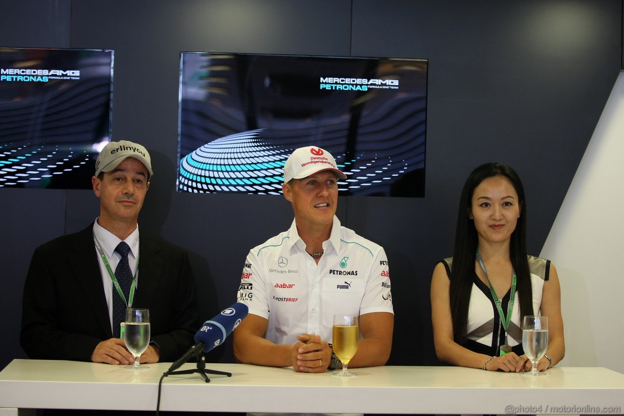 GP ITALIA, 06.09.2012- Michael Schumacher (GER) Mercedes AMG F1 W03
