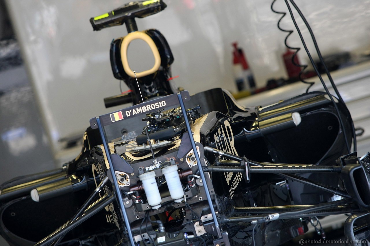 GP ITALIA, 06.09.2012- Jerome D'Ambrosio (BEL), Lotus F1 Team E20 