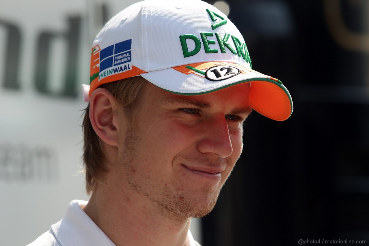 GP ITALIA, 06.09.2012- Nico Hulkenberg (GER) Sahara Force India F1 Team VJM05