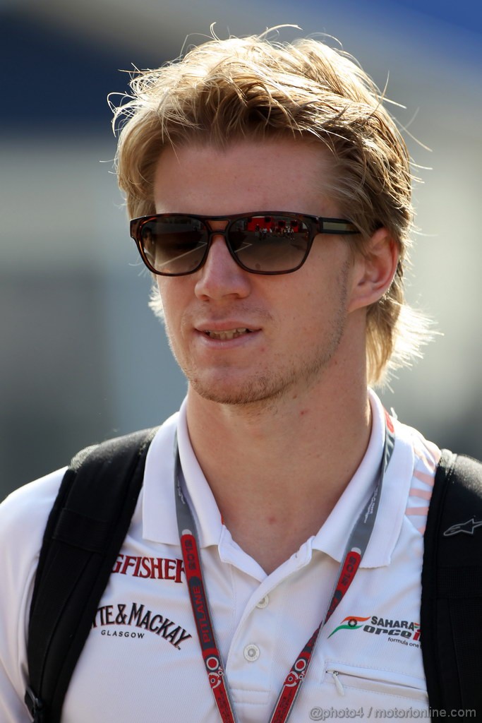 GP ITALIA, 06.09.2012- Nico Hulkenberg (GER) Sahara Force India F1 Team VJM05 