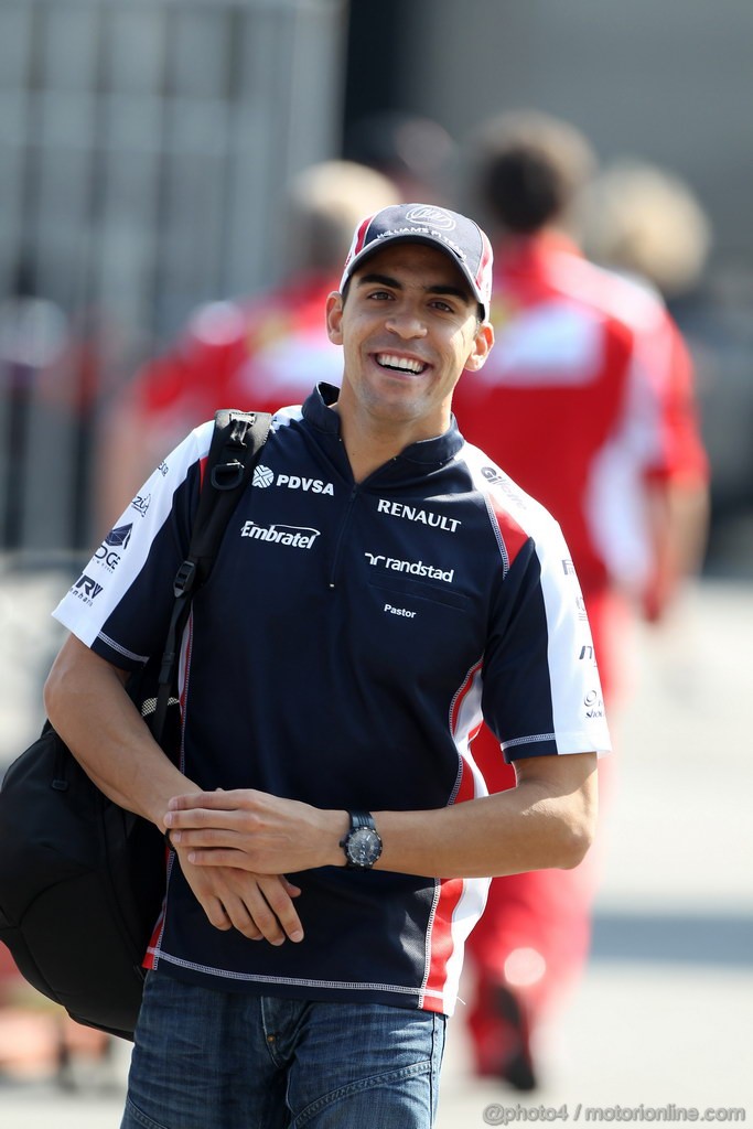 GP ITALIA, 06.09.2012- Pastor Maldonado (VEN) Williams F1 Team FW34 
