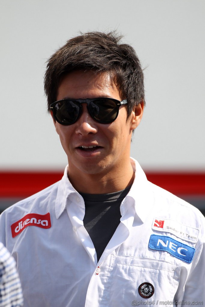 GP ITALIA, 06.09.2012- Kamui Kobayashi (JAP) Sauber F1 Team C31 