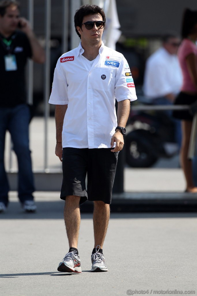 GP ITALIA, 06.09.2012- Sergio Prez (MEX) Sauber F1 Team C31 