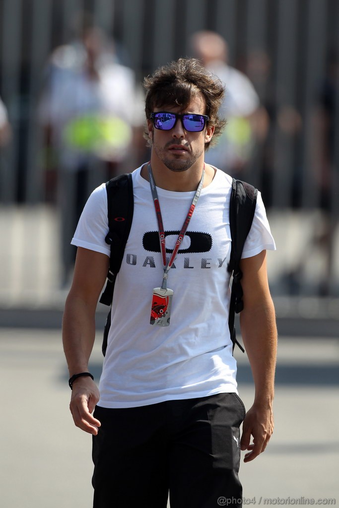 GP ITALIA, 06.09.2012- Fernando Alonso (ESP) Ferrari F2012