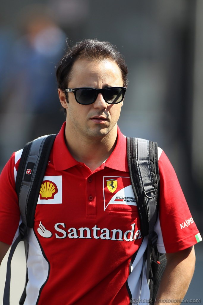 GP ITALIA, 06.09.2012- Felipe Massa (BRA) Ferrari F2012 
