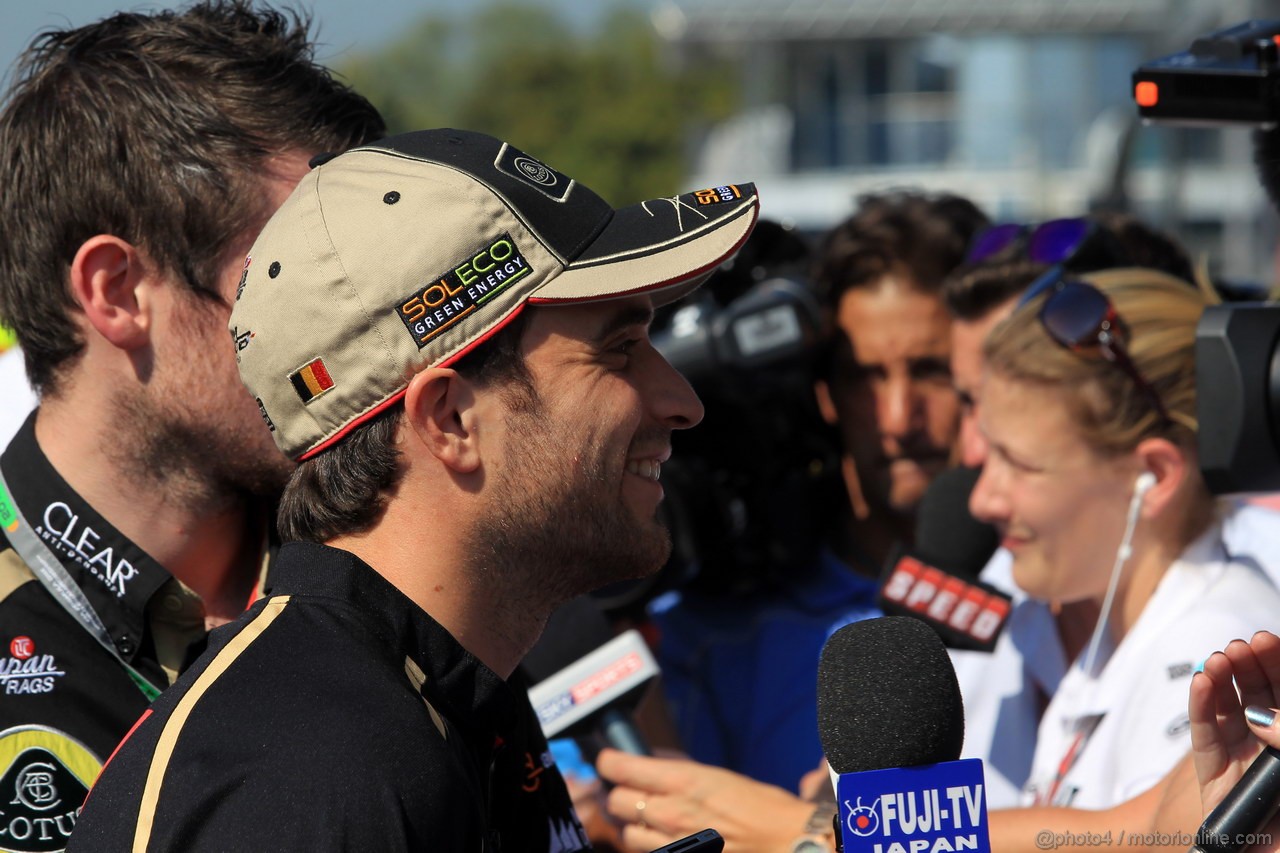 GP ITALIA, 06.09.2012- Jerome D'Ambrosio (BEL), Lotus F1 Team E20 