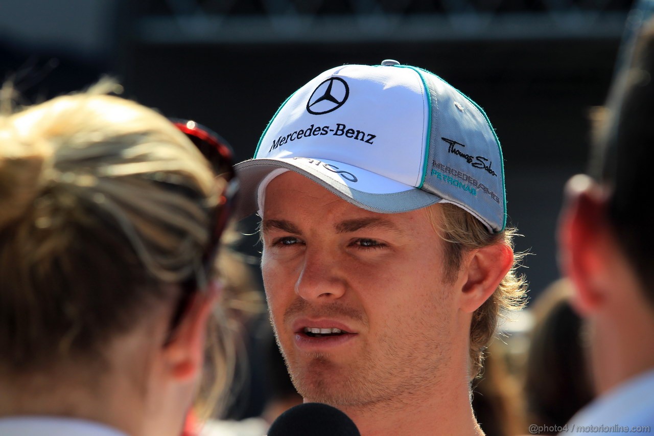 GP ITALIA, 06.09.2012- Nico Rosberg (GER) Mercedes AMG F1 W03 
