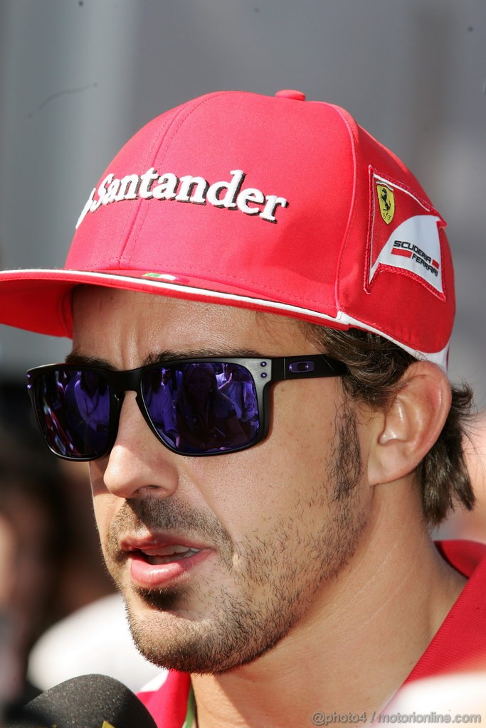 GP ITALIA, 06.09.2012- Fernando Alonso (ESP) Ferrari F2012 