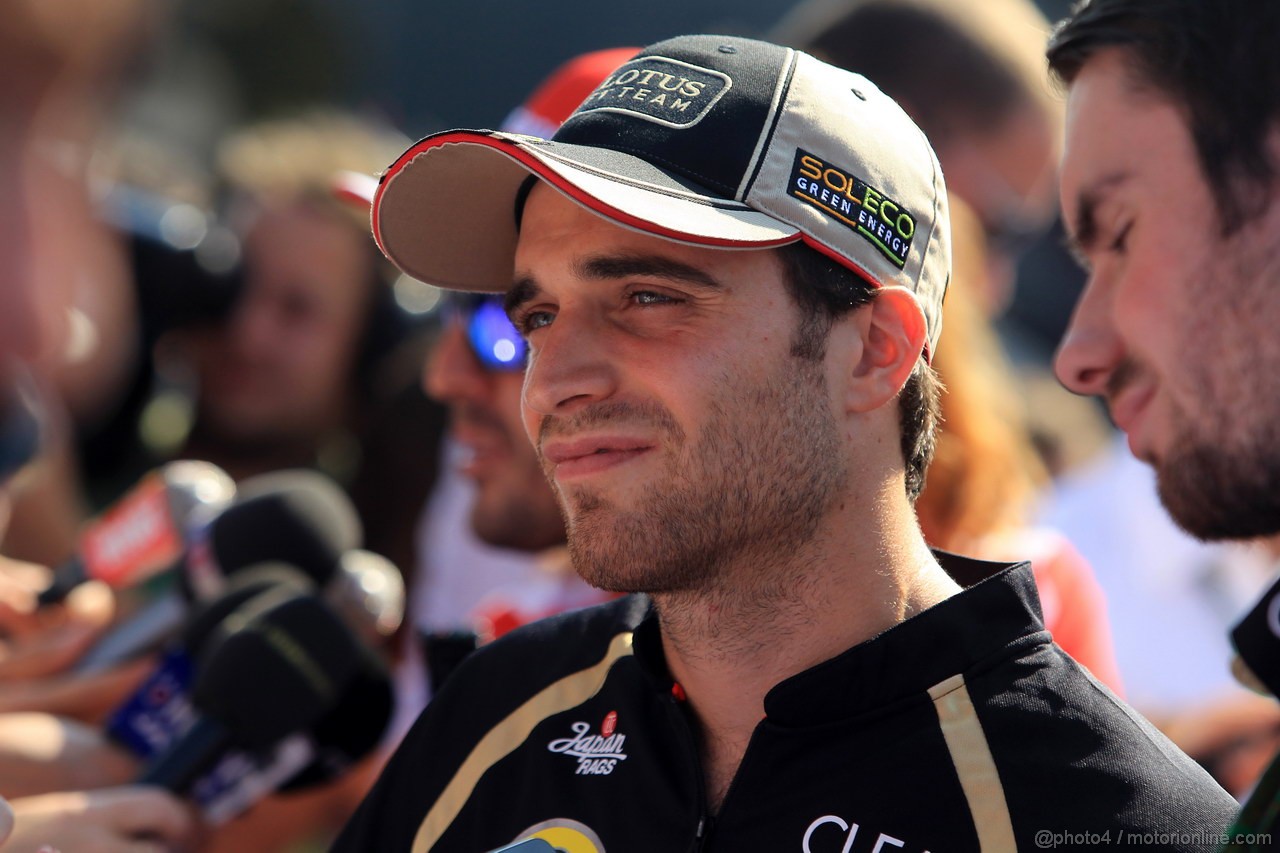 GP ITALIA, 06.09.2012- Jerome D'Ambrosio (BEL), Lotus F1 Team E20