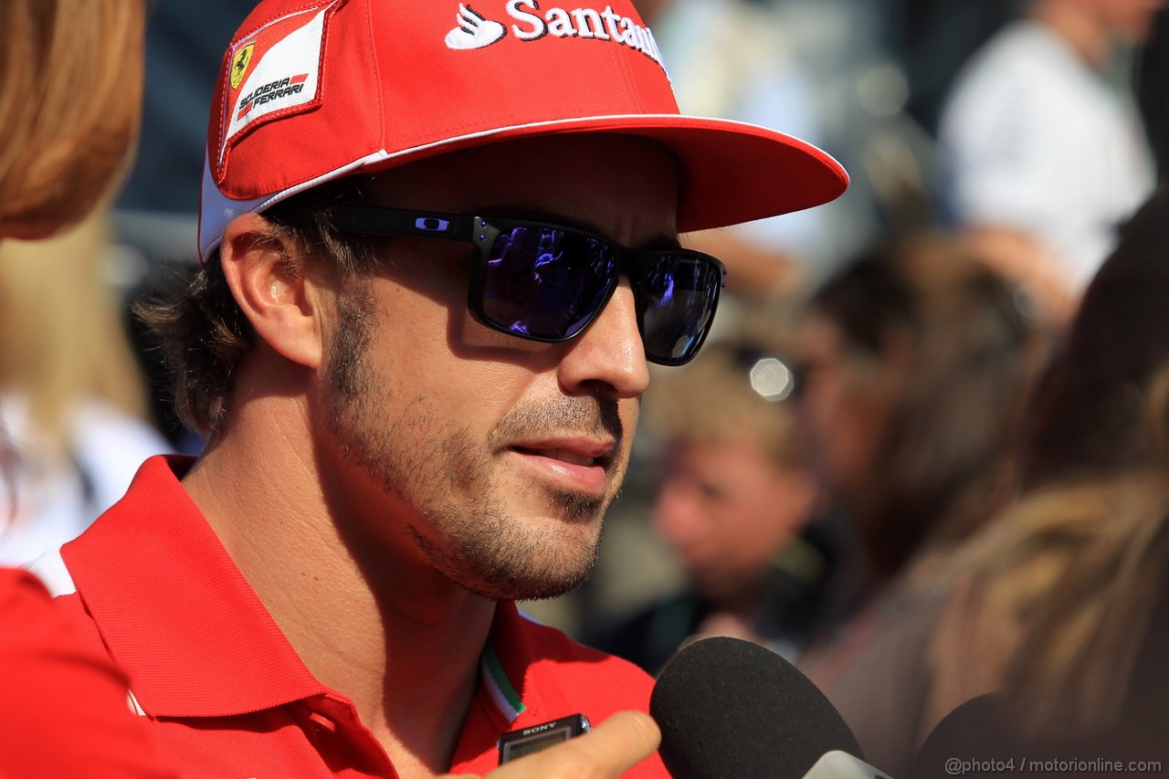GP ITALIA, 06.09.2012- Fernando Alonso (ESP) Ferrari F2012