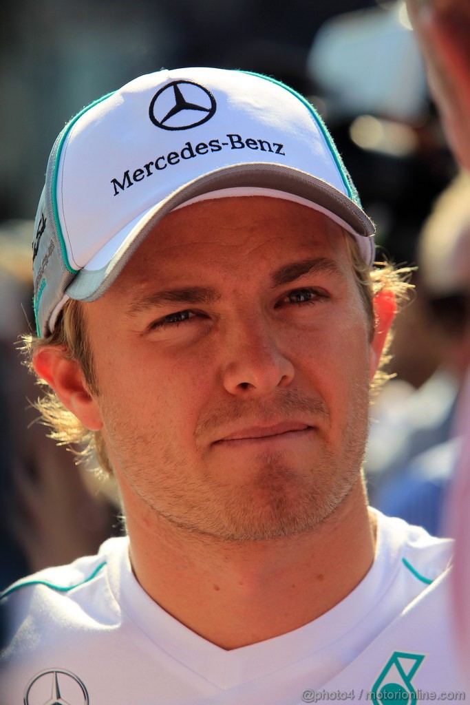 GP ITALIA, 06.09.2012- Nico Rosberg (GER) Mercedes AMG F1 W03 