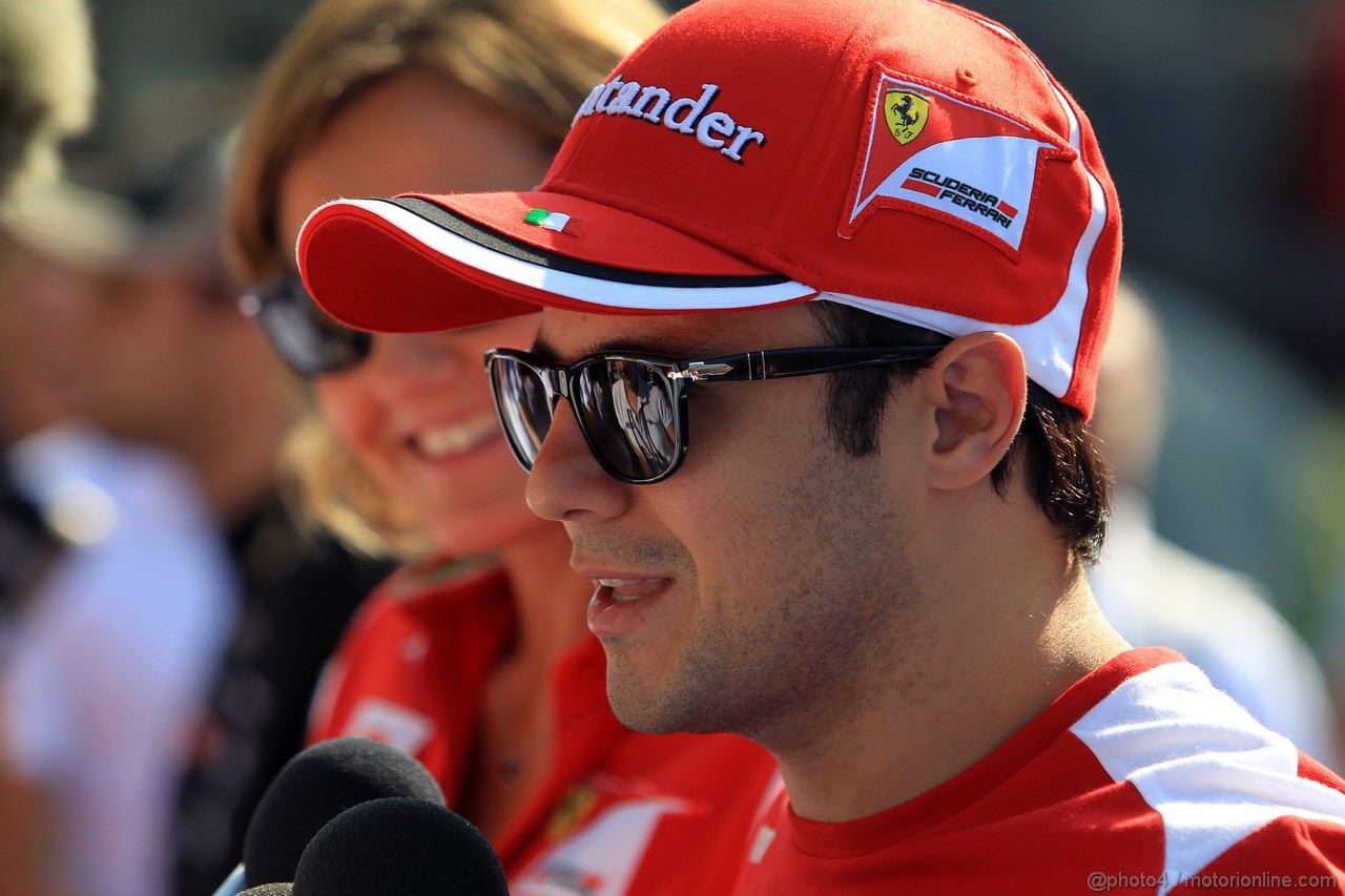 GP ITALIA, 06.09.2012- Felipe Massa (BRA) Ferrari F2012