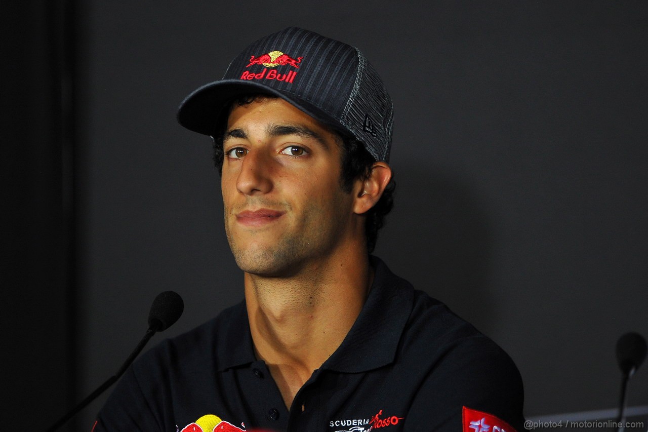 GP ITALIA, 06.09.2012- Daniel Ricciardo (AUS) Scuderia Toro Rosso STR7 