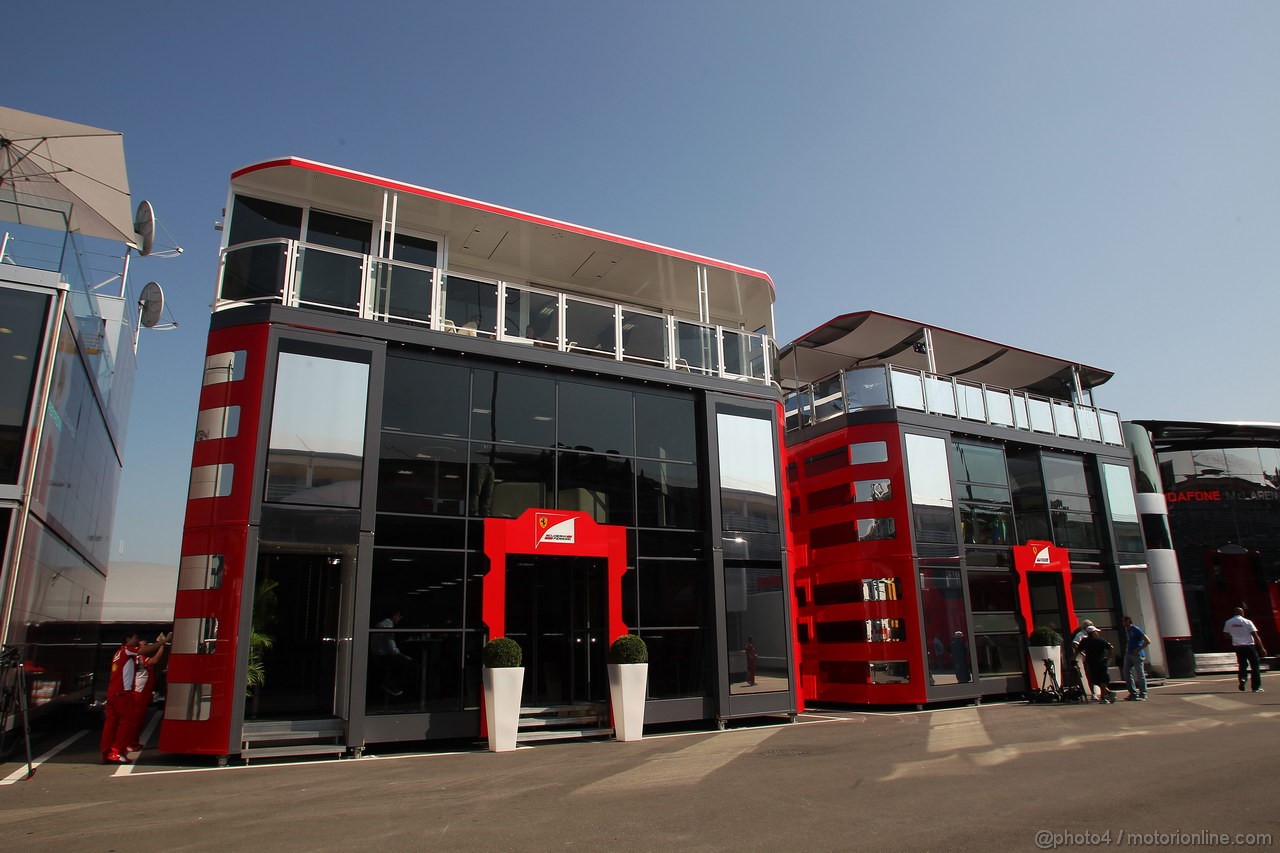 GP ITALIA, 06.09.2012- Hospitality Ferrari  
