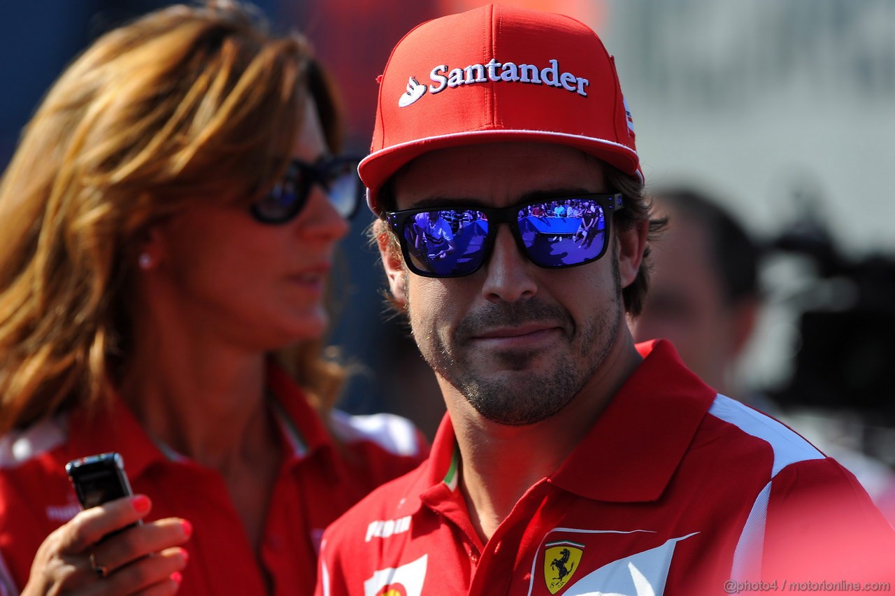 GP ITALIA, 06.09.2012- Fernando Alonso (ESP) Ferrari F2012 
