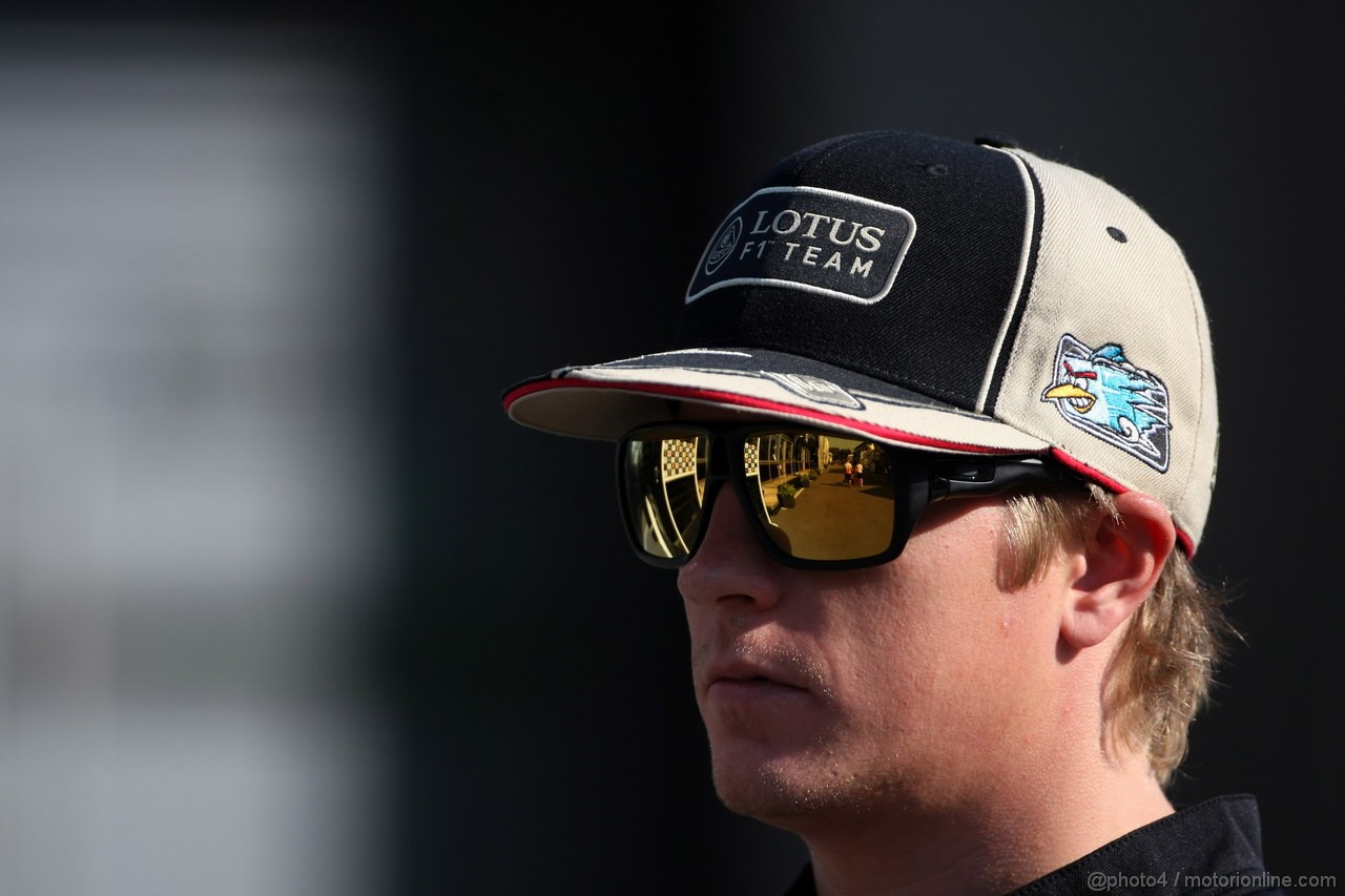 GP ITALIA, 06.09.2012- Kimi Raikkonen (FIN) Lotus F1 Team E20 