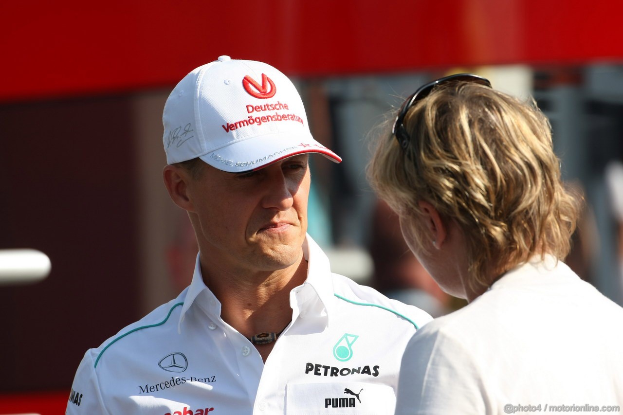GP ITALIA, 06.09.2012- Michael Schumacher (GER) Mercedes AMG F1 W03 