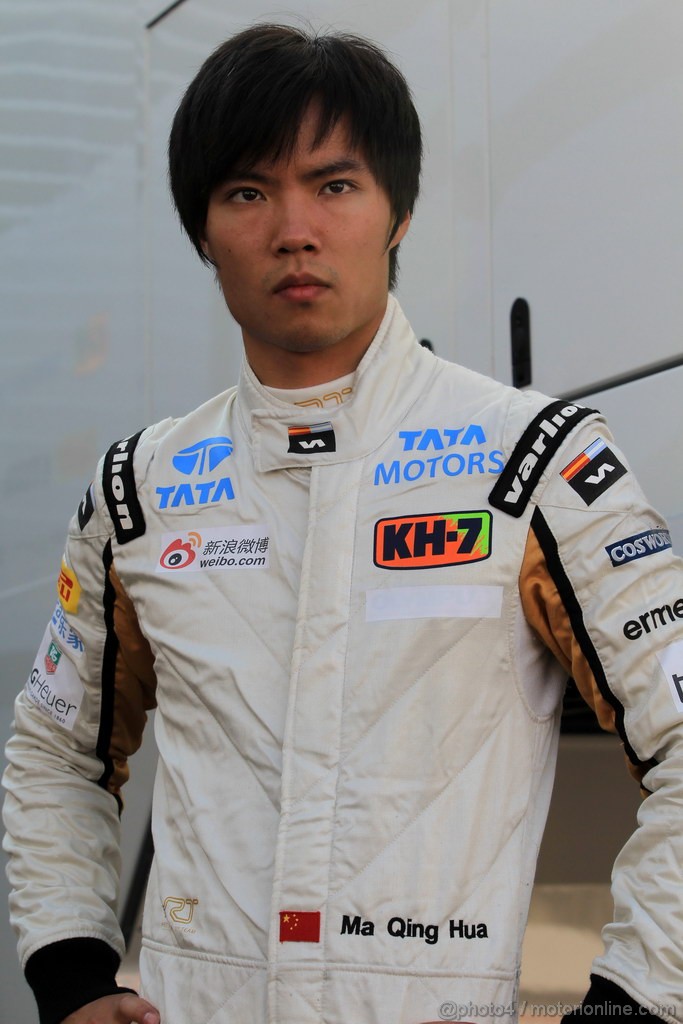 GP ITALIA, 06.09.2012- Ma Qing Hua (CHI), Test Driver, HRT Formula 1 Team F112
