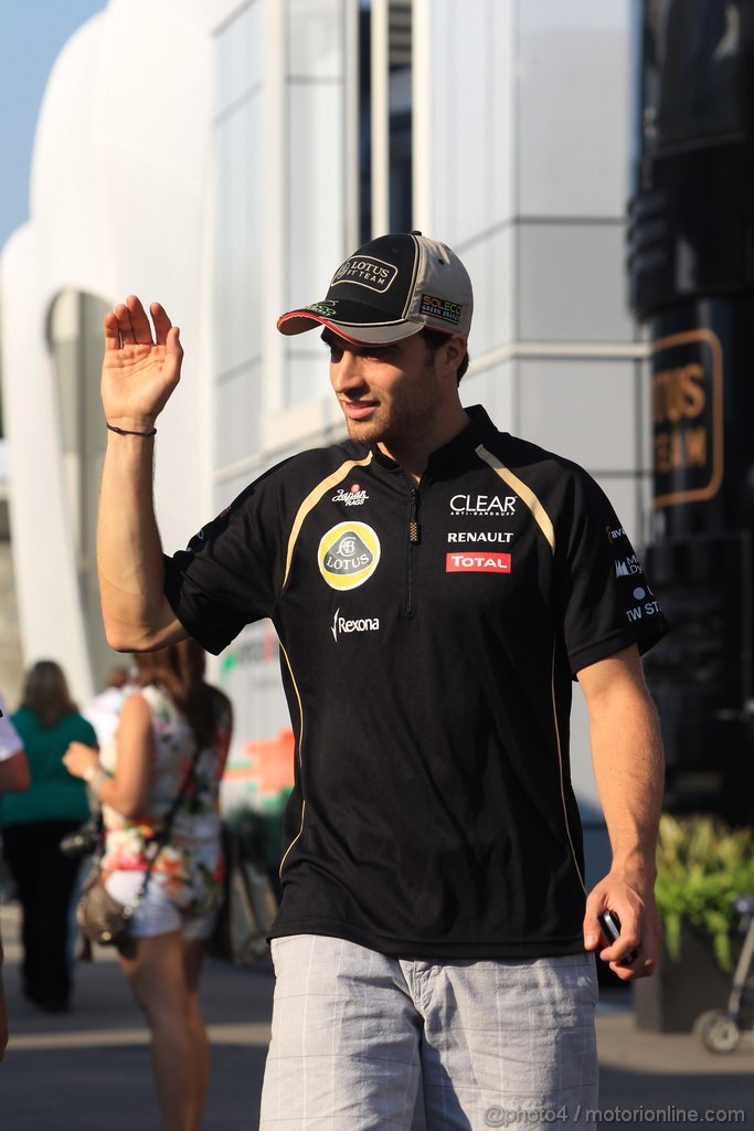 GP ITALIA, 06.09.2012- Jerome D'Ambrosio (BEL), Lotus F1 Team E20 