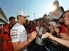 GP ITALIA, 06.09.2012- Autograph session, Nico Rosberg (GER) Mercedes AMG F1 W03 