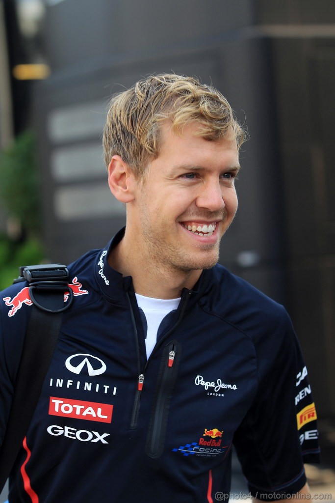 GP ITALIA, 08.09.2012- Sebastian Vettel (GER) Red Bull Racing RB8 