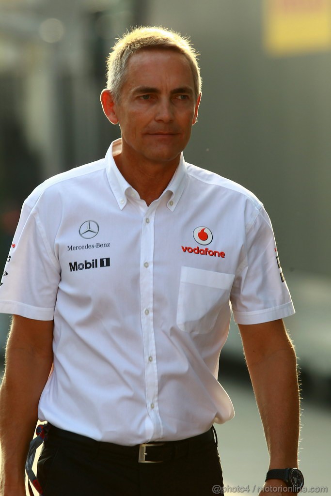 GP ITALIA, 08.09.2012- Martin Whitmarsh (GBR), Chief Executive Officer Mclaren 