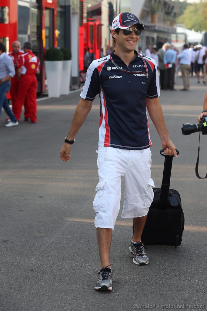 GP ITALIA, 08.09.2012- Bruno Senna (BRA) Williams F1 Team FW34 