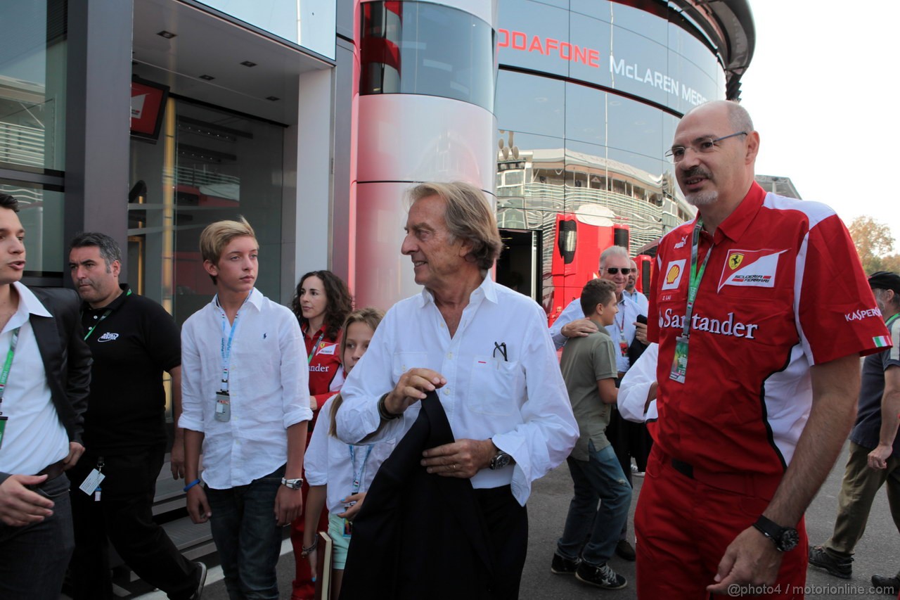 GP ITALIA, 08.09.2012- Luca Cordero di Montezemolo (ITA), President Ferrari