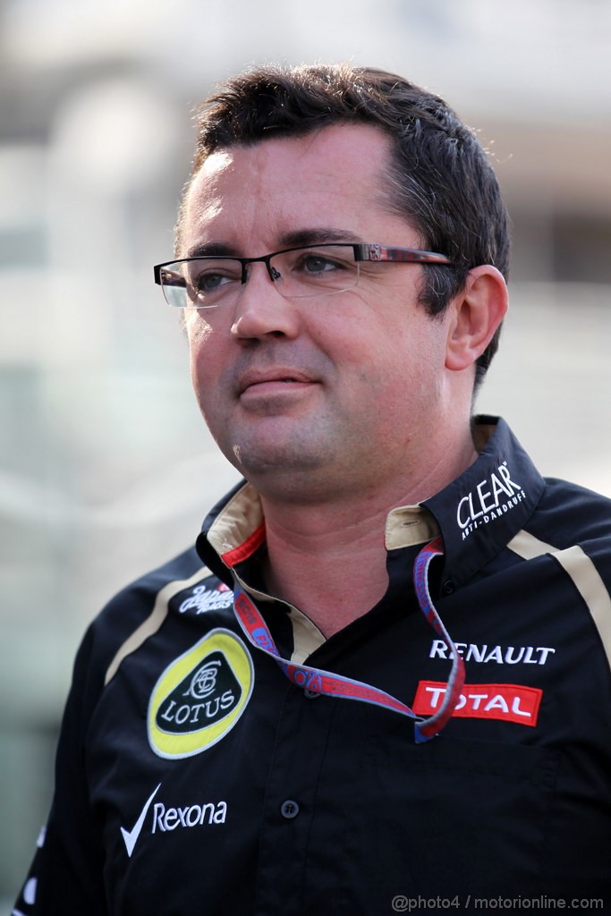 GP ITALIA, 08.09.2012- Eric Boullier (FRA), Team Manager, Lotus F1 Team 