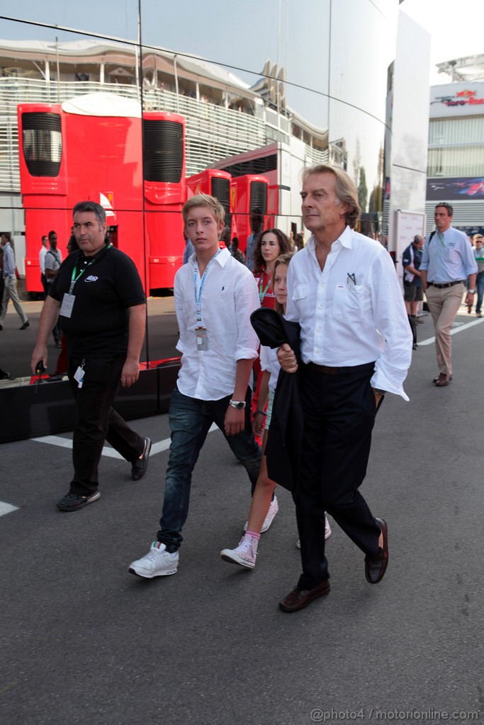 GP ITALIA, 08.09.2012- Luca Cordero di Montezemolo (ITA), President Ferrari