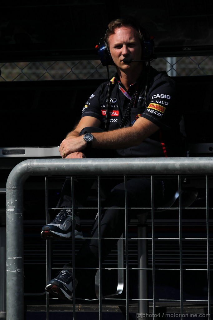 GP ITALIA, 08.09.2012- Prove Libere 3, Christian Horner (GBR), Red Bull Racing, Sporting Director 