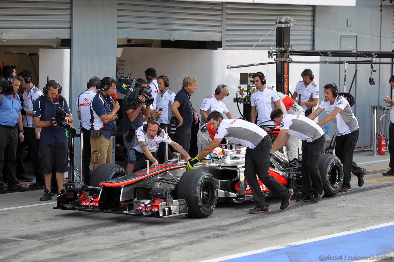 GP ITALIA, 08.09.2012- Prove Libere 3, Lewis Hamilton (GBR) McLaren Mercedes MP4-27 