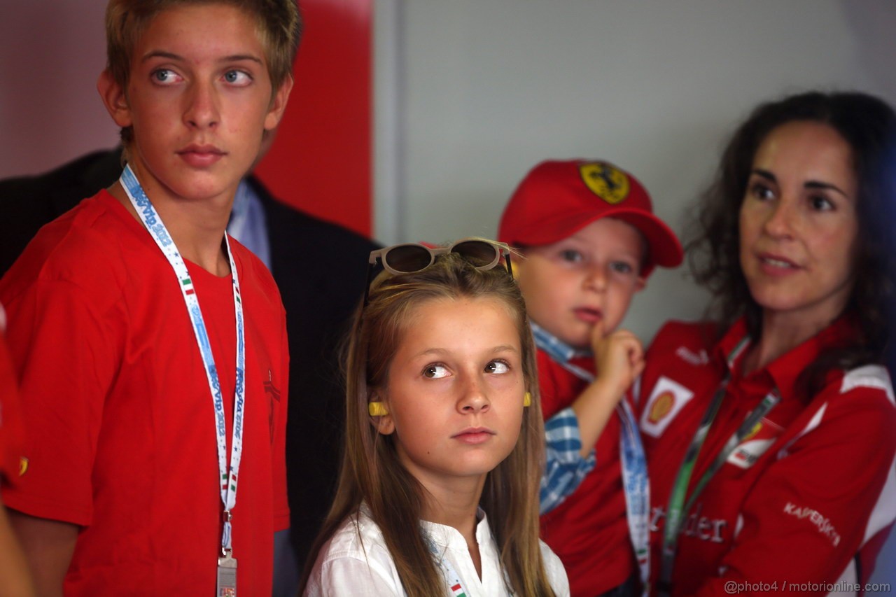 GP ITALIA, 08.09.2012- Prove Libere 3, Montezemolo family