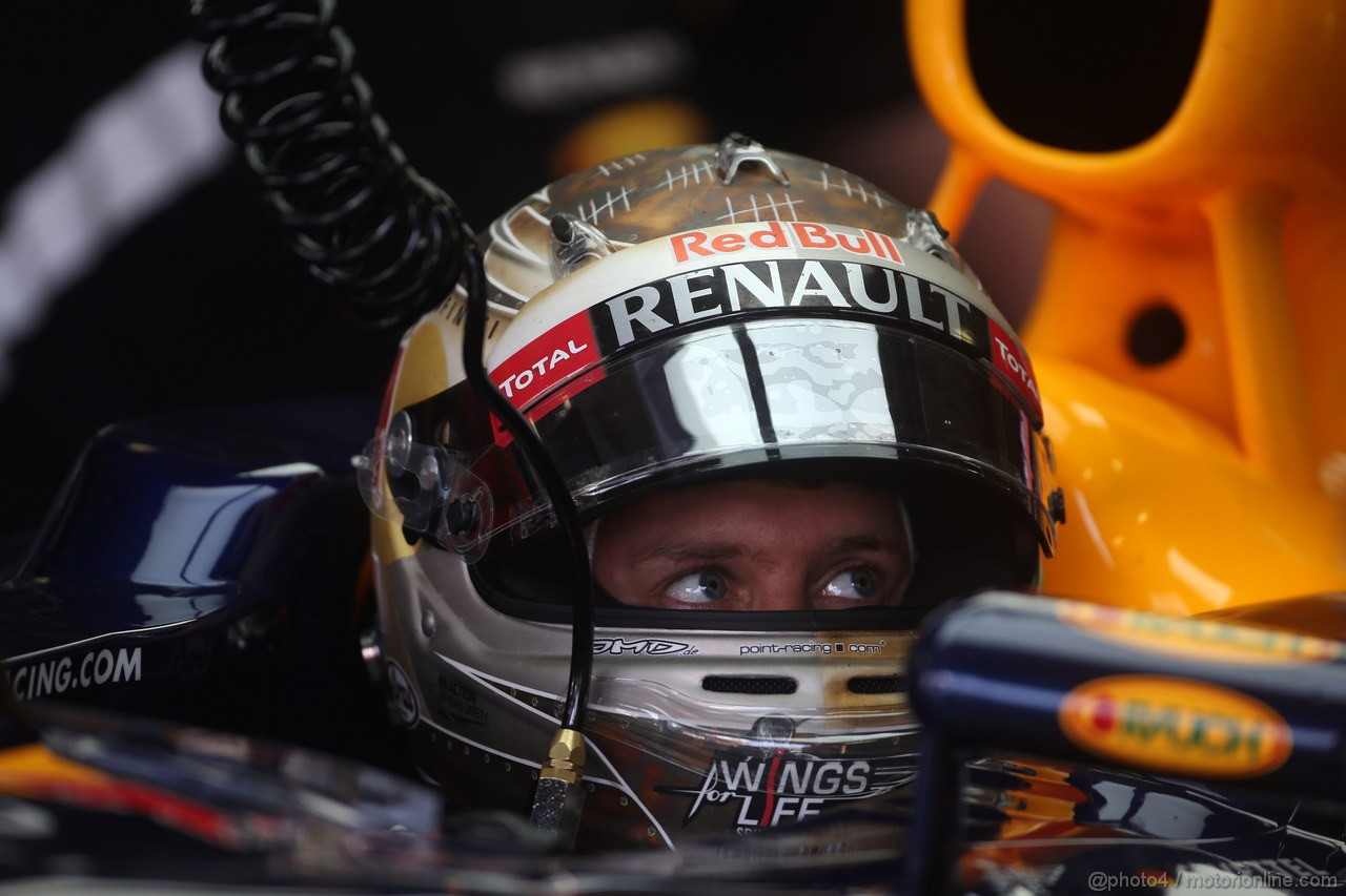 GP ITALIA, 08.09.2012- Prove Libere 3, Sebastian Vettel (GER) Red Bull Racing RB8 