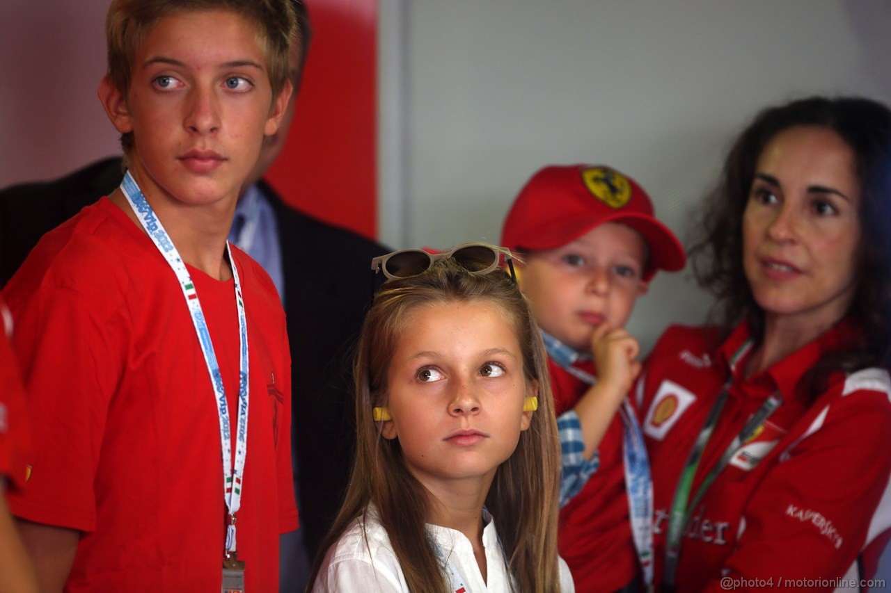 GP ITALIA, 08.09.2012- Prove Libere 3, Montezemolo family