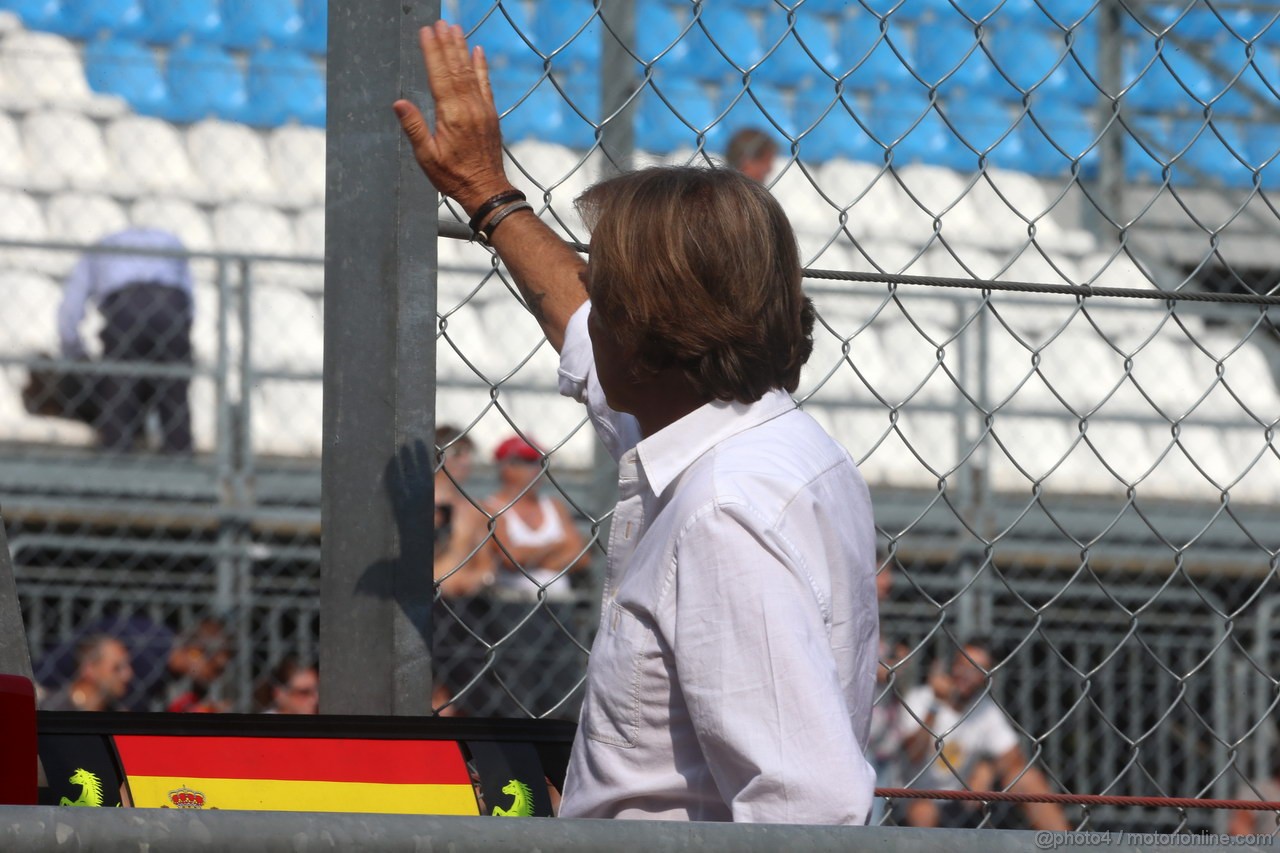 GP ITALIA, 08.09.2012- Prove Libere 3, Luca Cordero di Montezemolo (ITA), President Ferrari