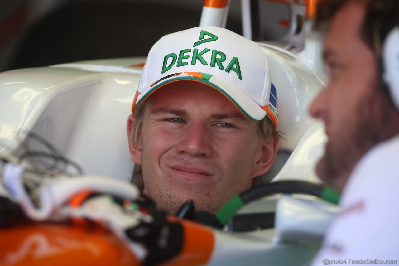GP ITALIA, 08.09.2012- Prove Libere 3, Nico Hulkenberg (GER) Sahara Force India F1 Team VJM05 