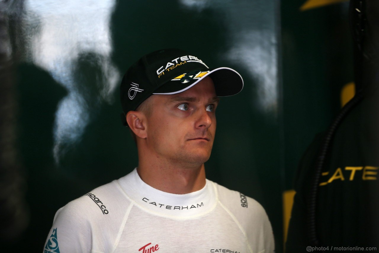 GP ITALIA, 08.09.2012- Prove Libere 3, Heikki Kovalainen (FIN) Caterham F1 Team CT01 