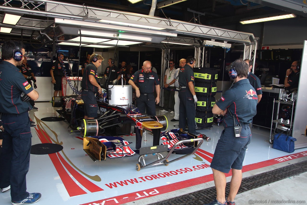 GP ITALIA, 08.09.2012- Prove Libere 3, Jean-Eric Vergne (FRA) Scuderia Toro Rosso STR7 