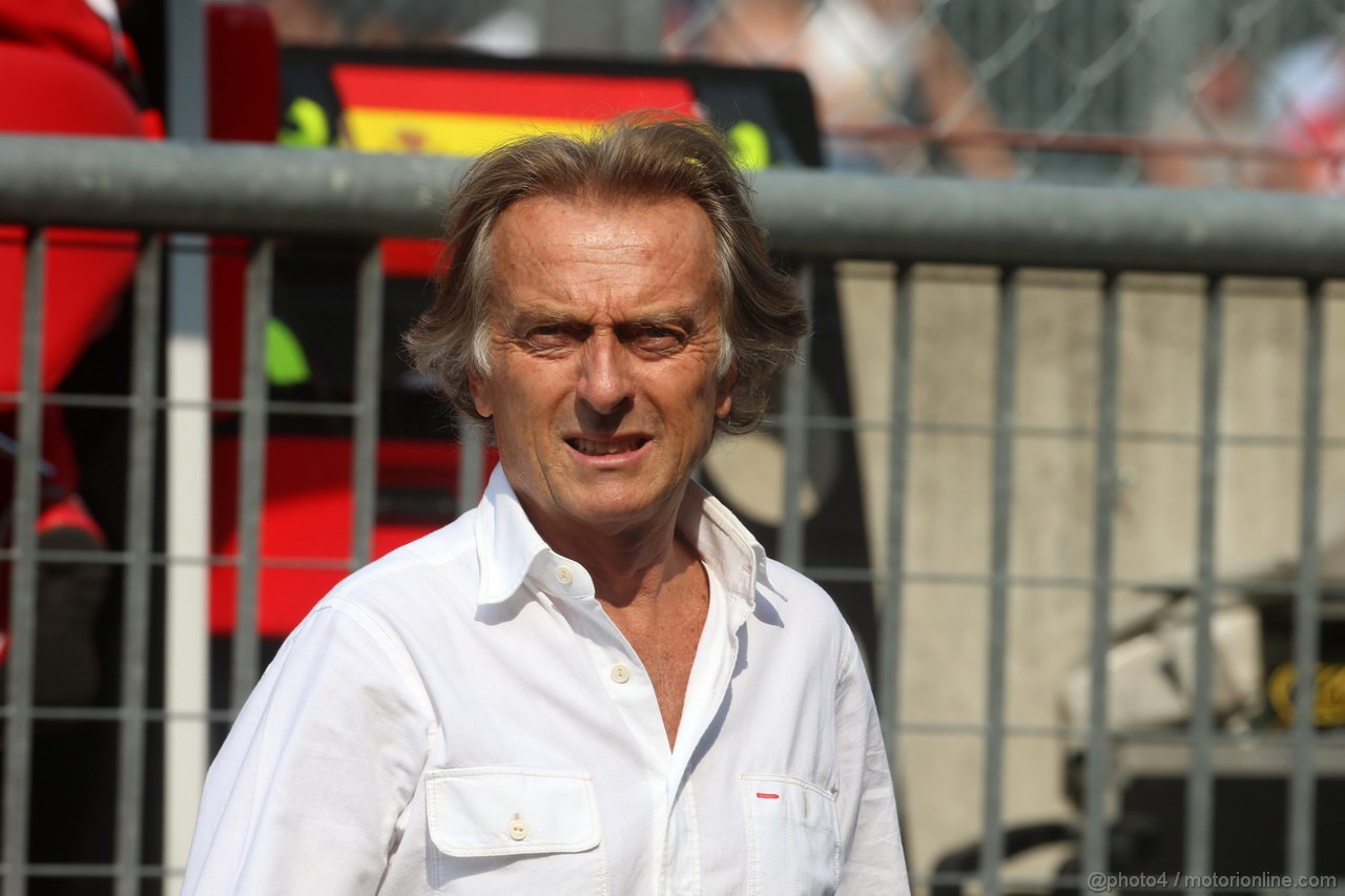 GP ITALIA, 08.09.2012- Prove Libere 3, Luca Cordero di Montezemolo (ITA), President Ferrari