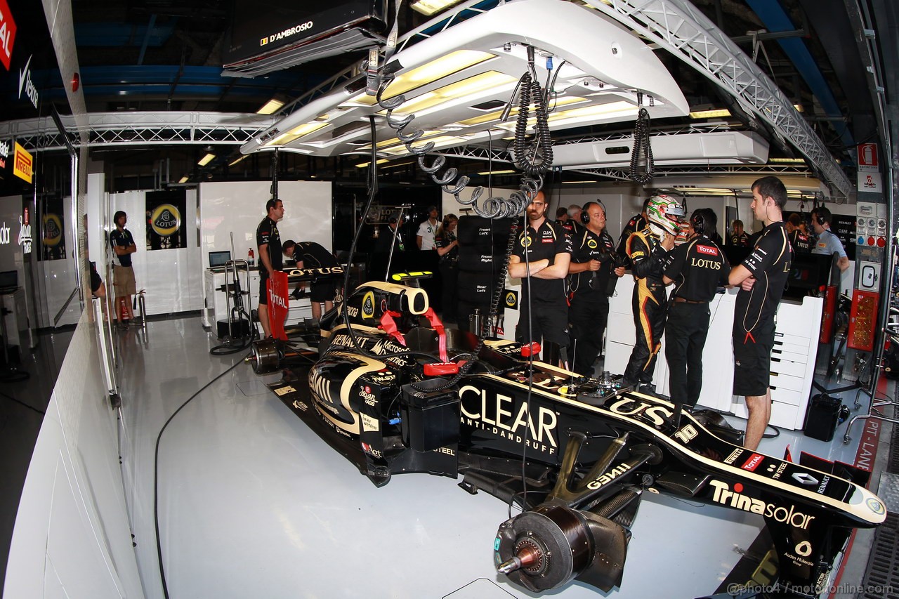 GP ITALIA, 08.09.2012- Prove Libere 3, Jerome D'Ambrosio (BEL), Lotus F1 Team E20